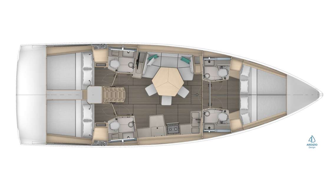Bootslayouts Dufour 44