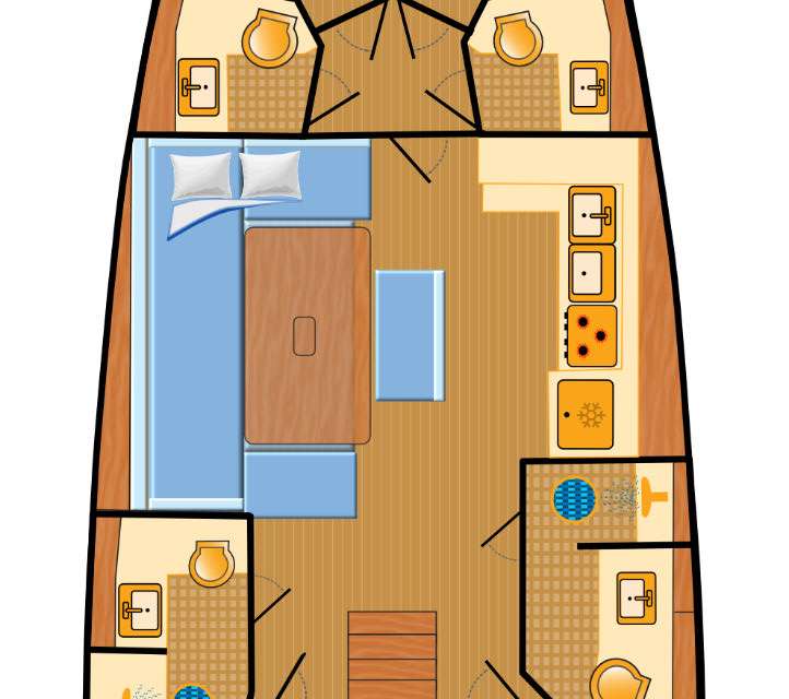Plans du bateau Dufour 470