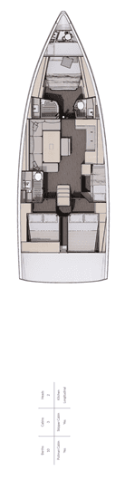 План яхты Dufour 470