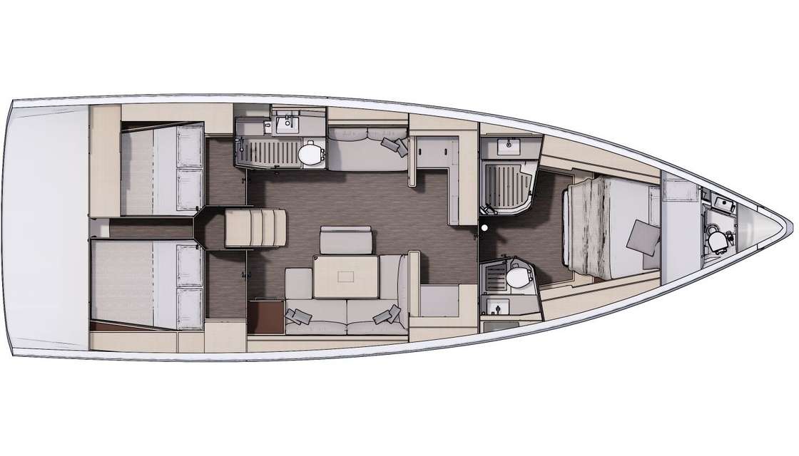 Plans du bateau Dufour 470