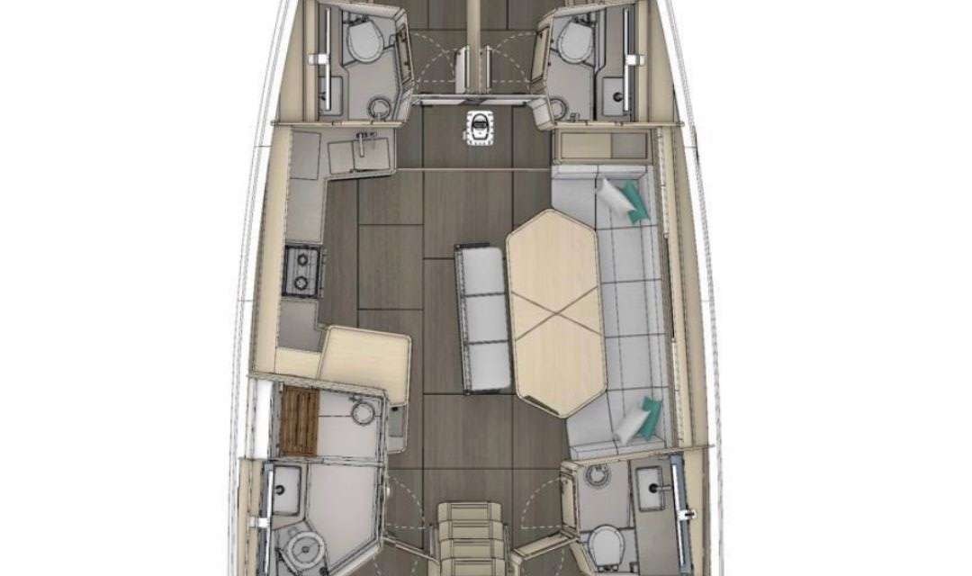 Bootslayouts Dufour 48