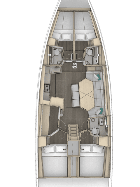 Bootslayouts Dufour 48