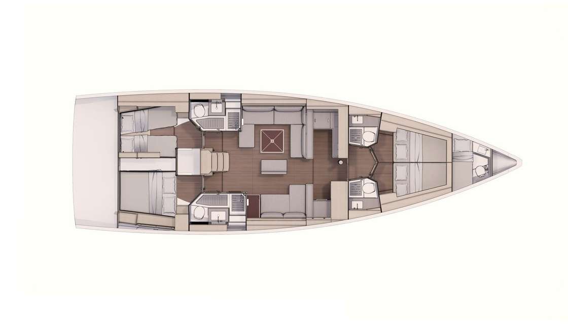 Plans du bateau Dufour 530