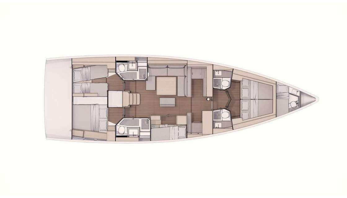 Plans du bateau Dufour 530