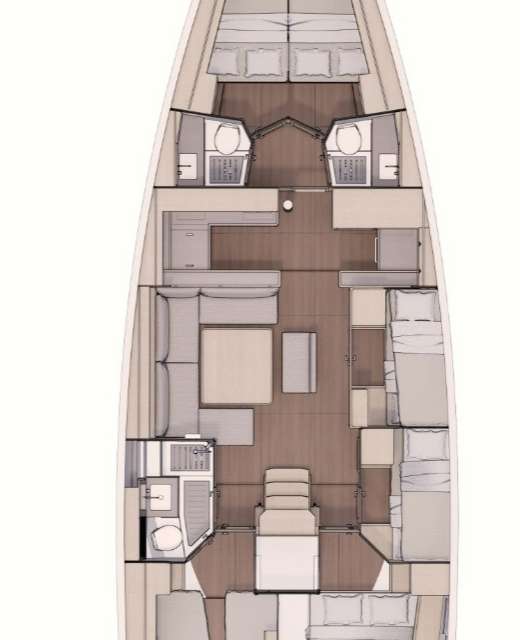 Bootslayouts Dufour 530