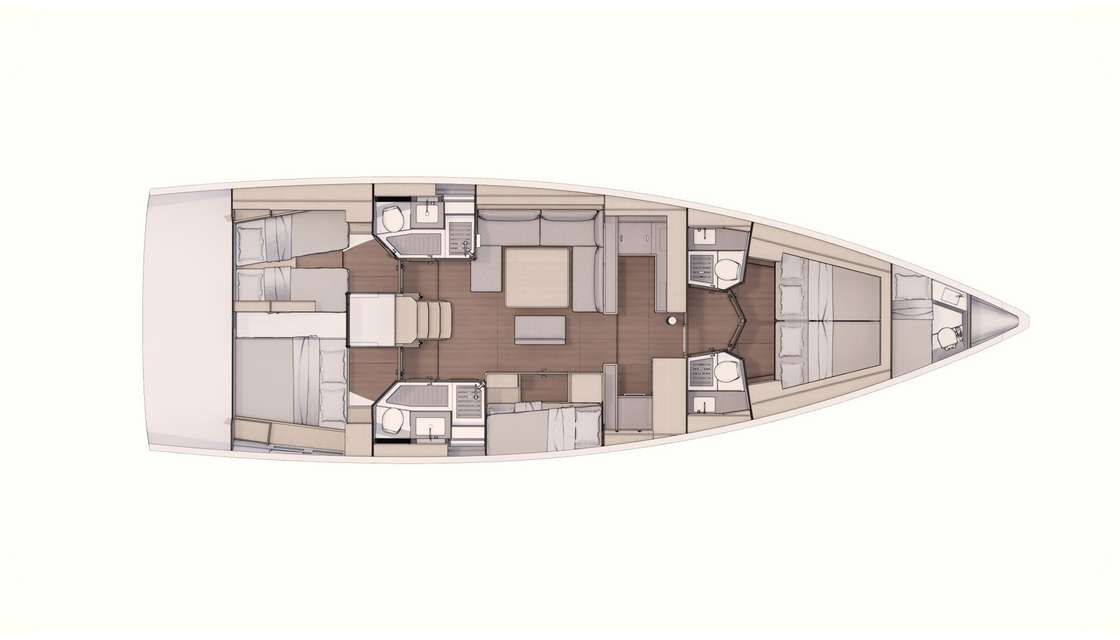 Plans du bateau Dufour 530