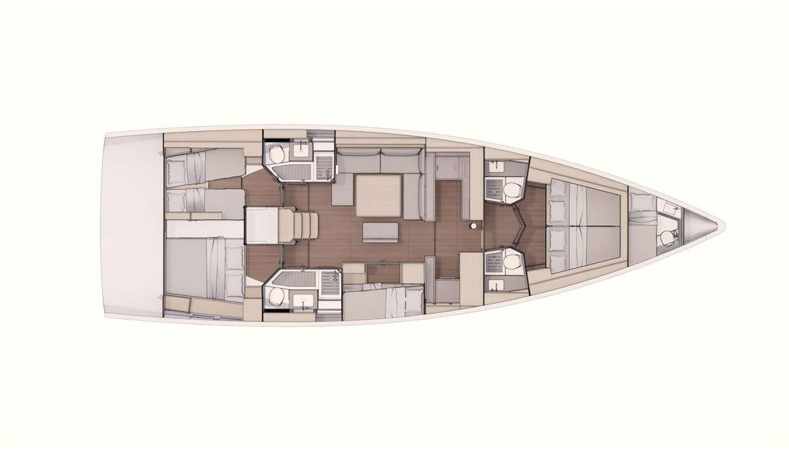 Plans du bateau Dufour 530