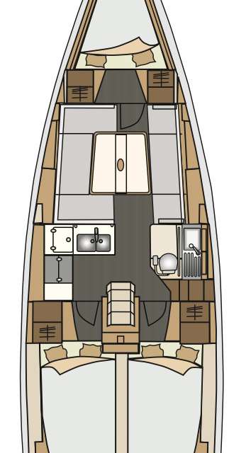 Plans du bateau Elan E4