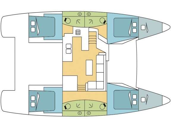 Plans du bateau Elba 45