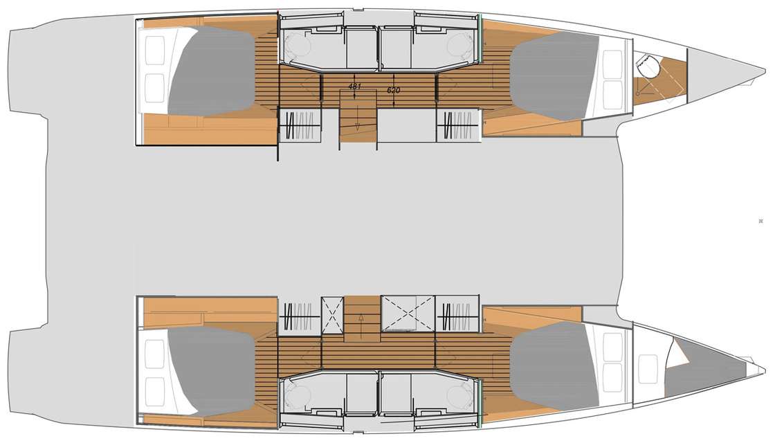 Plans du bateau Elba 45