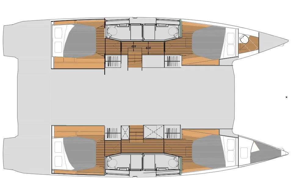 Plans du bateau Elba 45