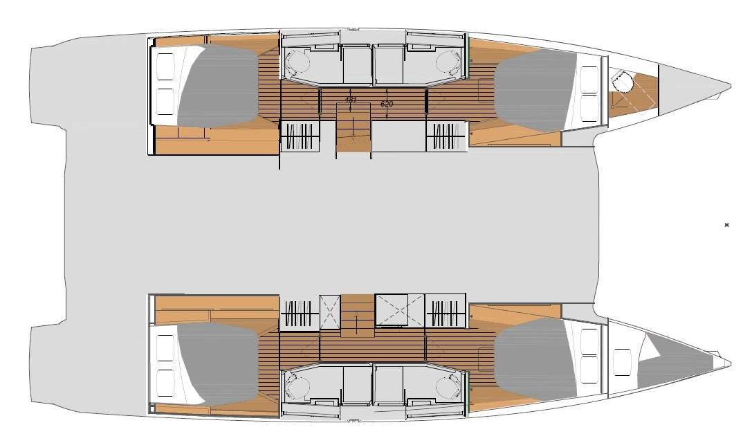 Plans du bateau Elba 45