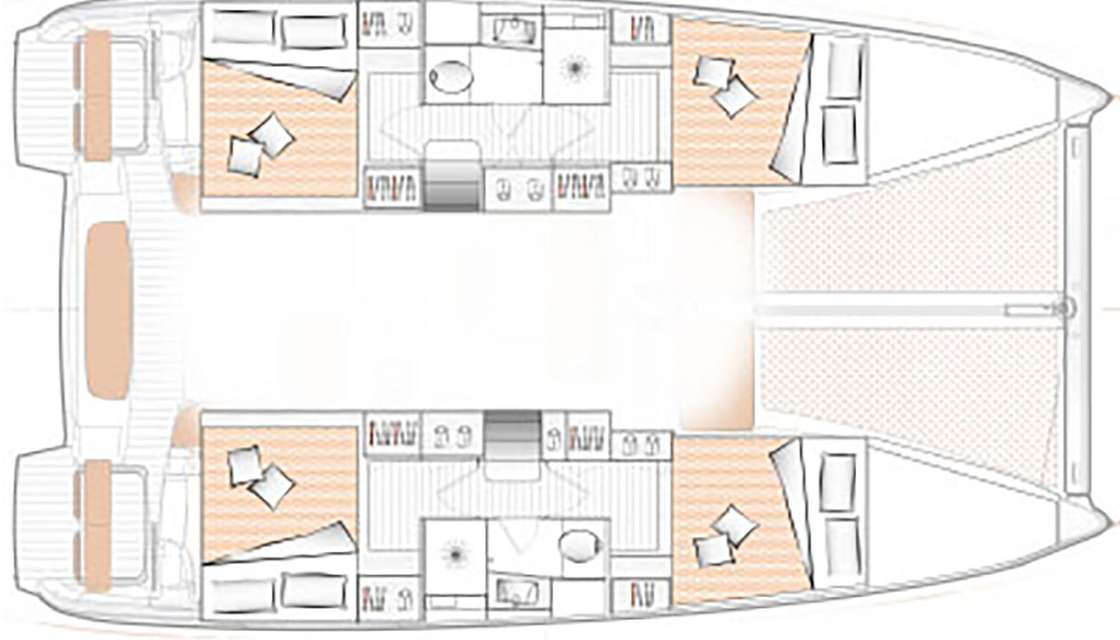 План яхты Excess 11