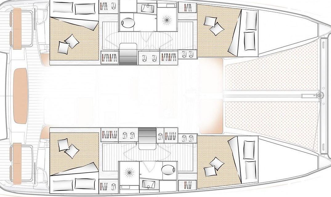 План яхты Excess 11