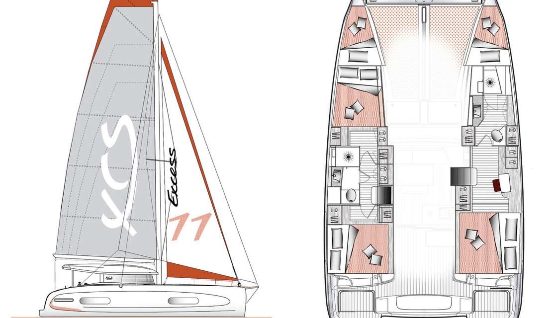 Plans du bateau Excess 11