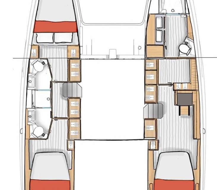 Plans du bateau Excess 13