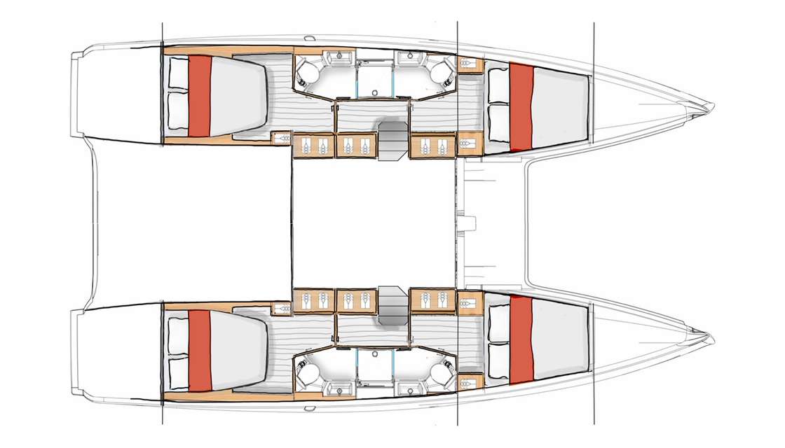 Plans du bateau Excess 13