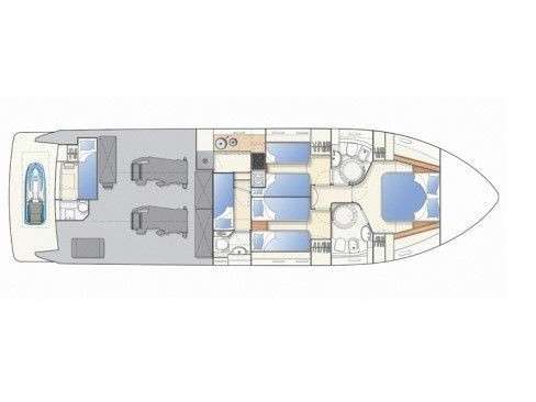Plans du bateau Ferretti 53
