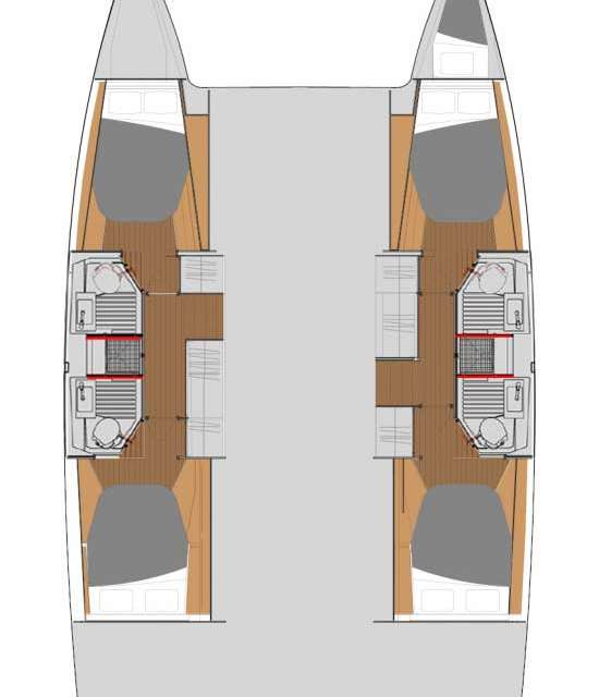 План яхты Astrea 42