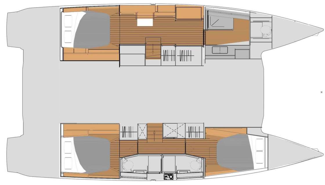 Plans du bateau Elba 45