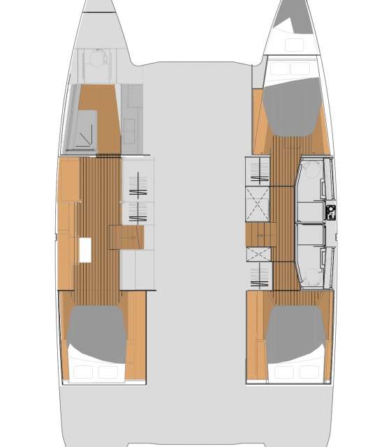 Plans du bateau Elba 45