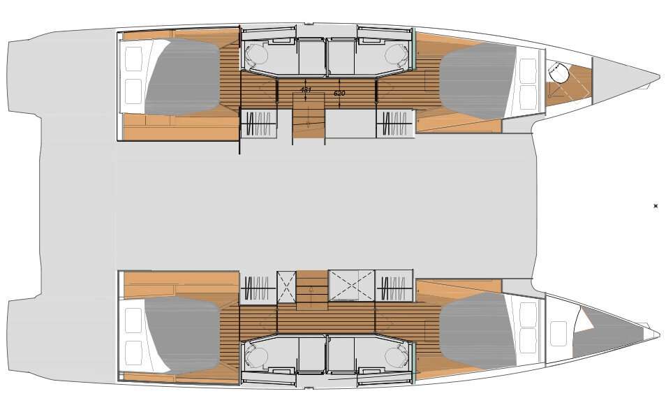 Plans du bateau Elba 45