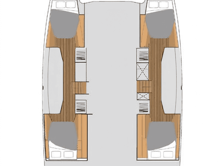 Piano della barca Elba 45