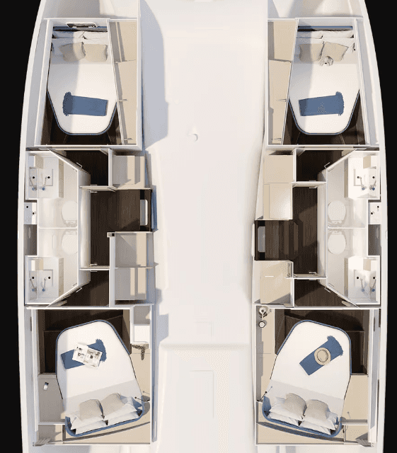 Distribución del barco FP 41