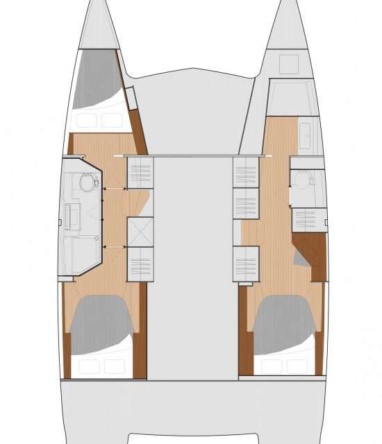 План яхты Isla 40