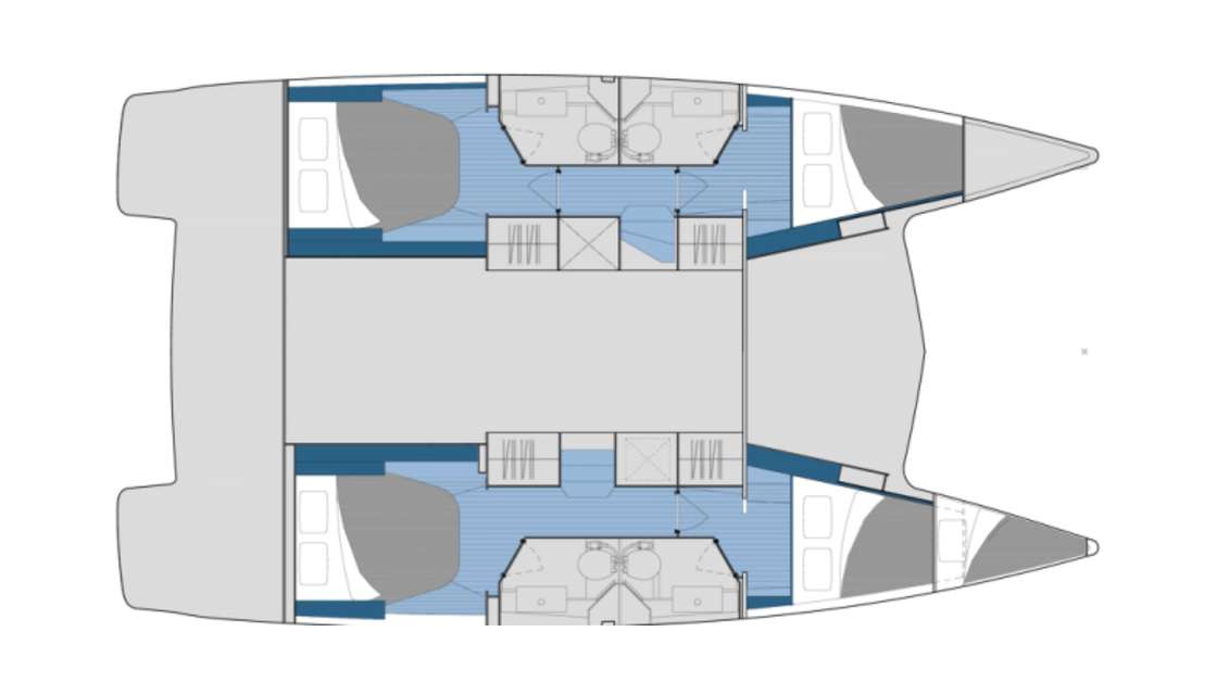 План яхты Isla 40