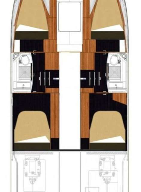 Piano della barca MY 37