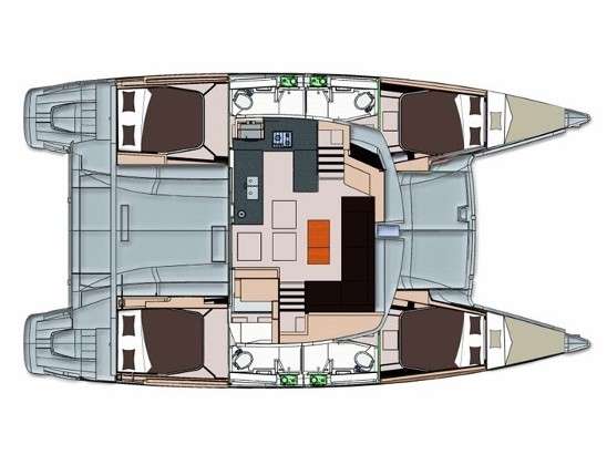 План яхты New 44