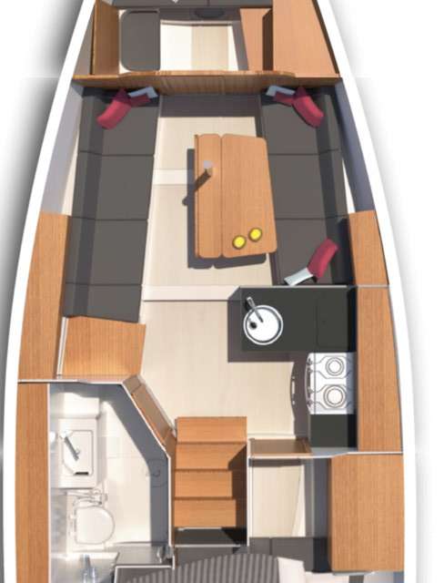 Plans du bateau Hanse 315