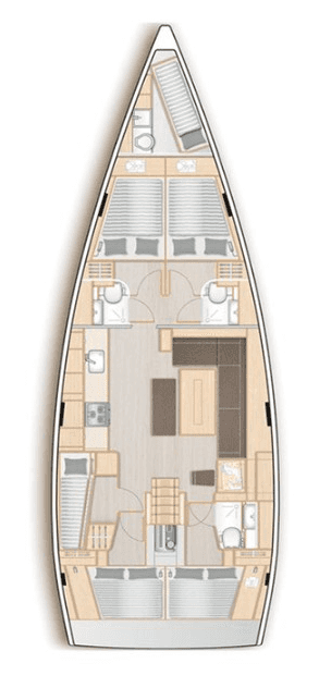 Bootslayouts Hanse 508