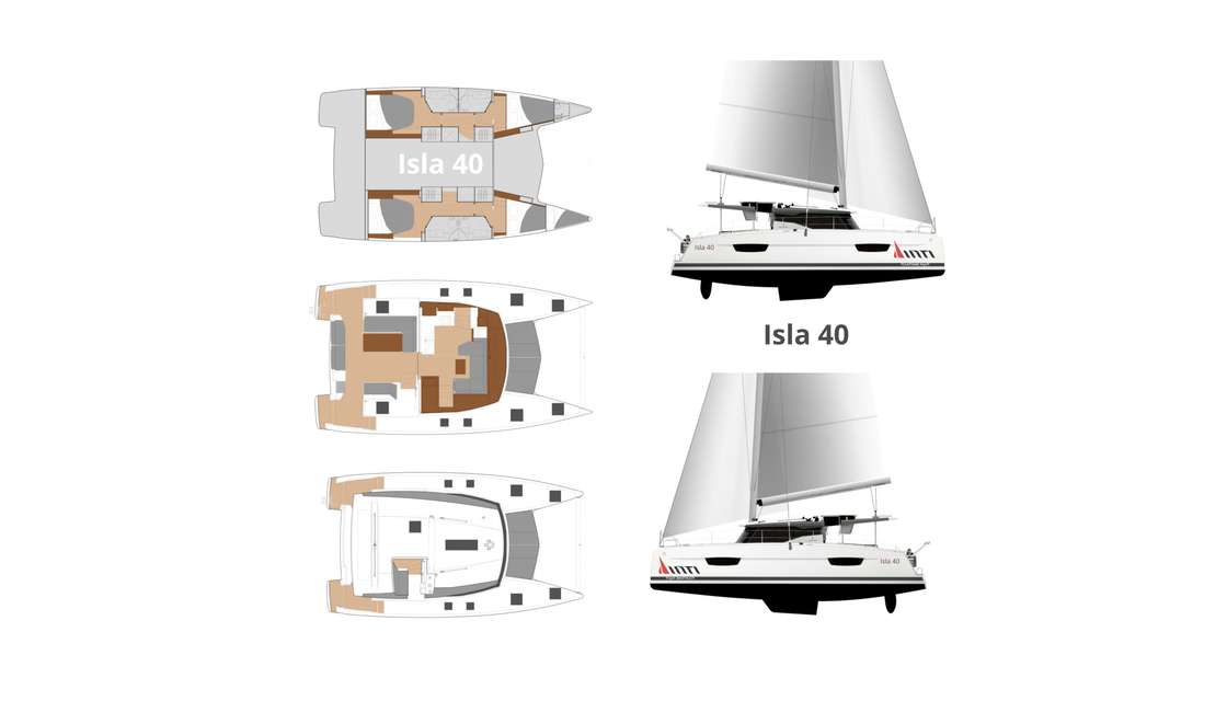 Distribución del barco Isla 40