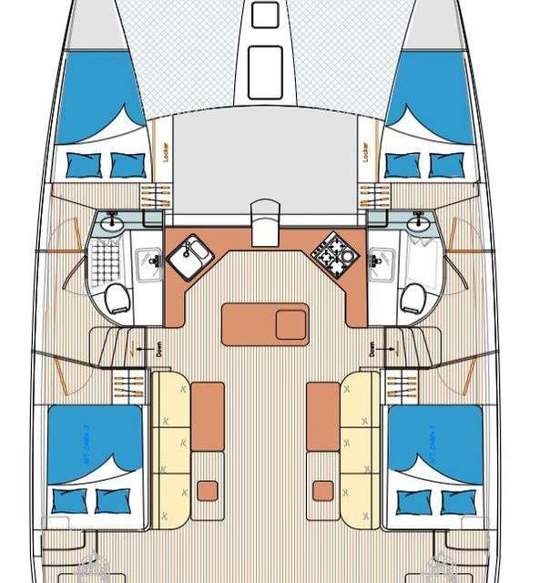 Bootslayouts Island Spirit 410