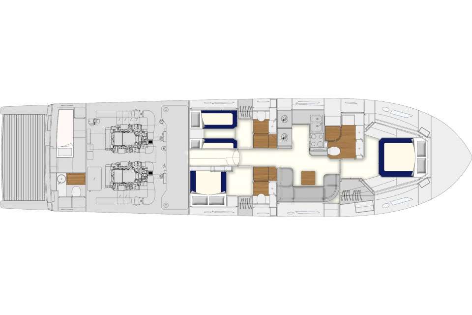 Piano della barca Itama 62 RS