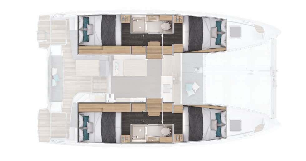 Plans du bateau Lagoon 38