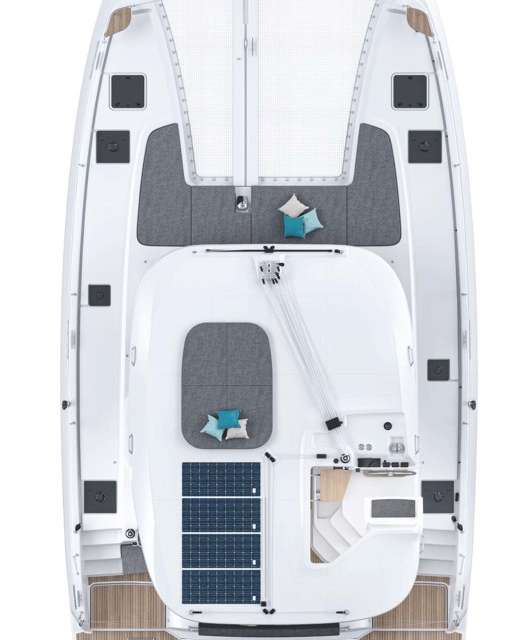 Distribución del barco Lagoon 38