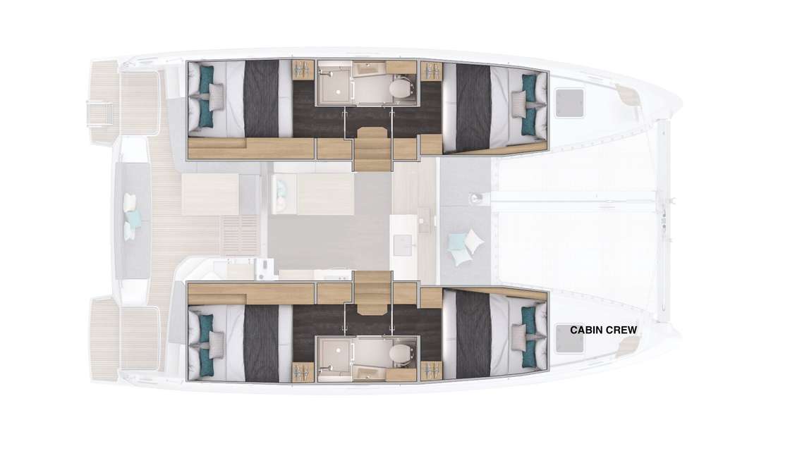 Plans du bateau Lagoon 38