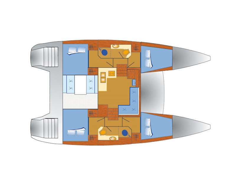 Plans du bateau Lagoon 39