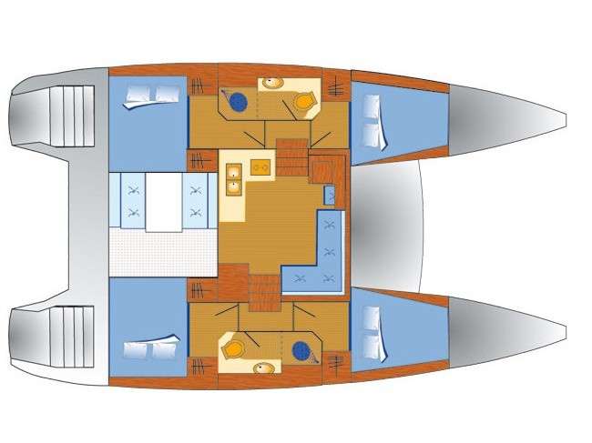 Plans du bateau Lagoon 39