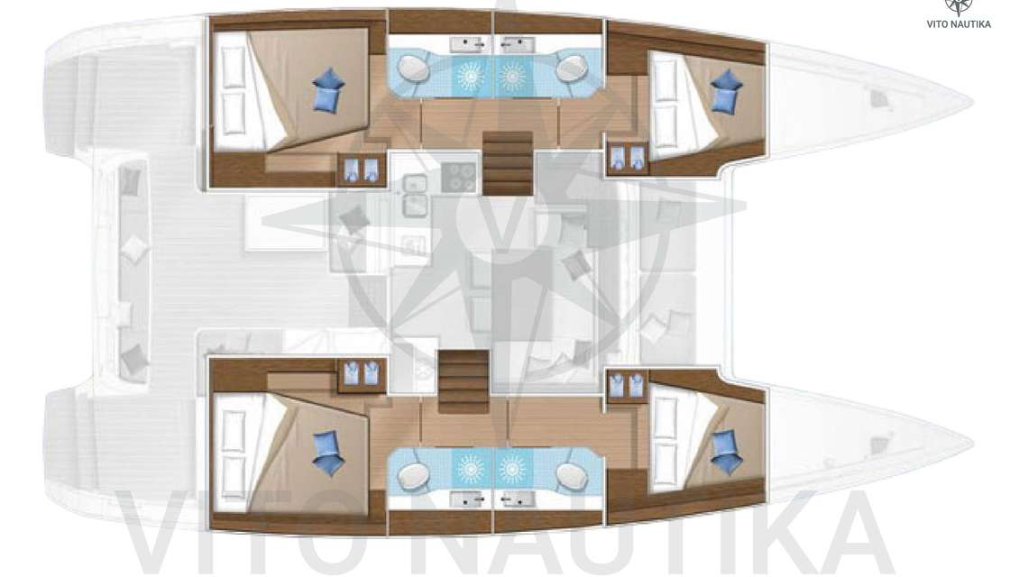 Plans du bateau Lagoon 40