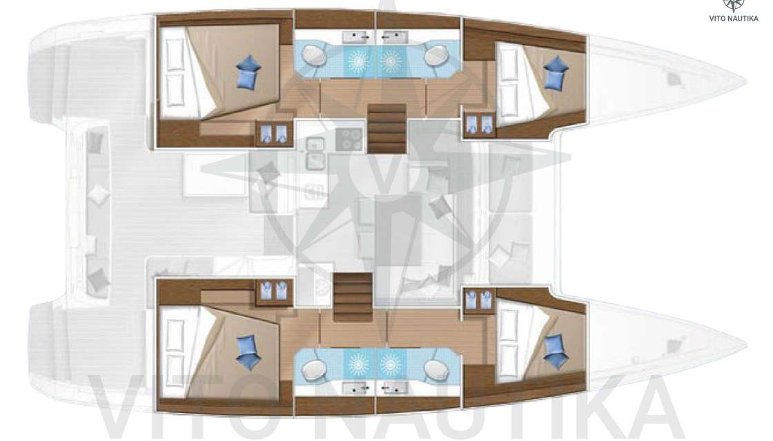 Plans du bateau Lagoon 40