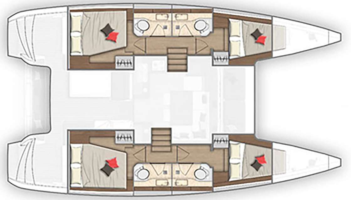 Plans du bateau Lagoon 40