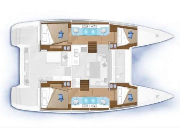 Plans du bateau Lagoon 40