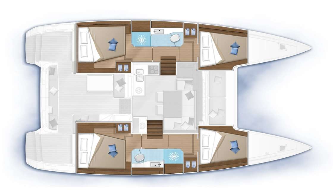 Bootslayouts Lagoon 40
