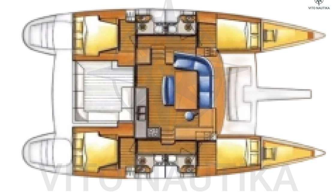 Plans du bateau Lagoon 400