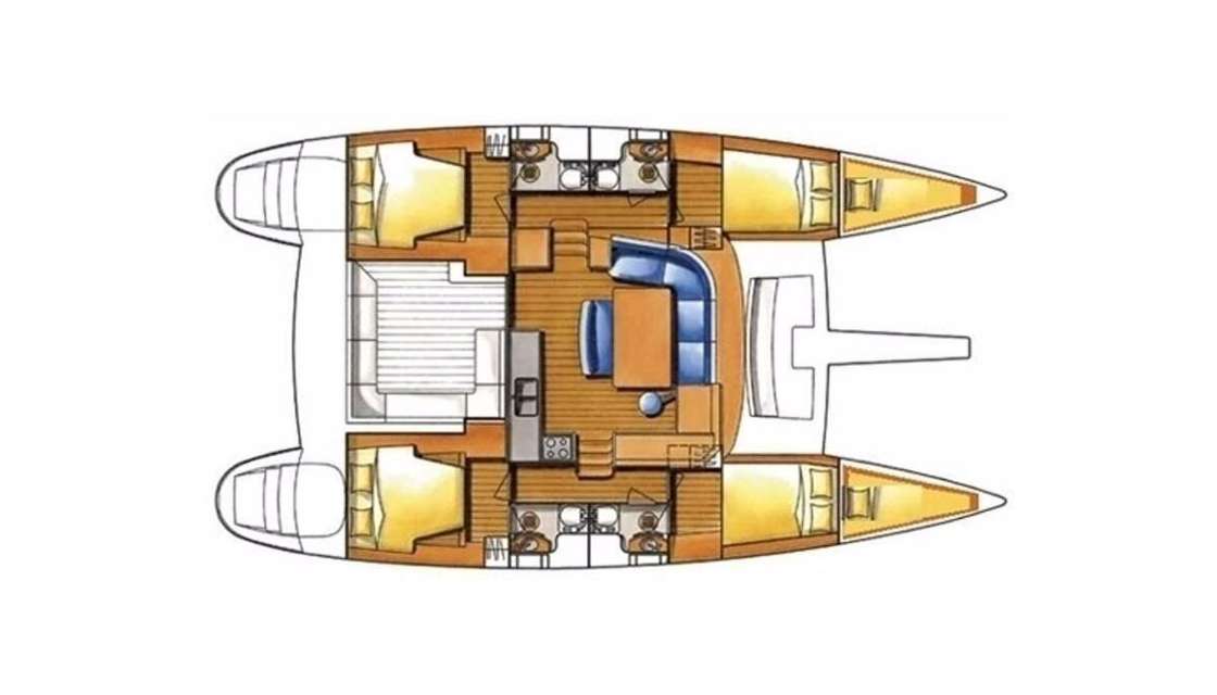 Bootslayouts Lagoon 400