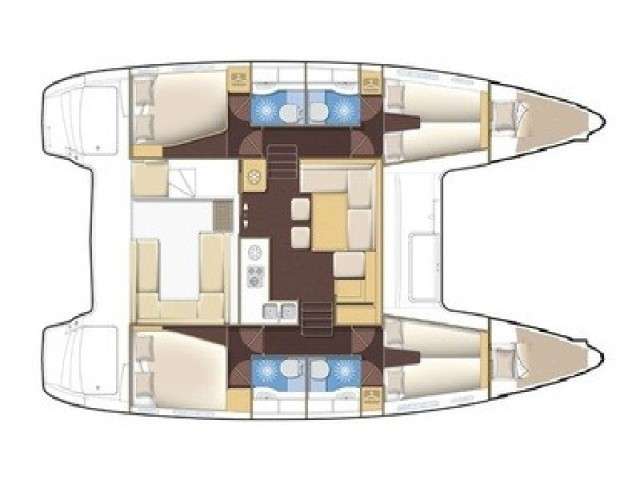 Bootslayouts Lagoon 400 S2